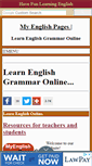 Mobile Screenshot of myenglishpages.com